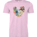 Heather Bubble Gum - 3001CVC - FRONT